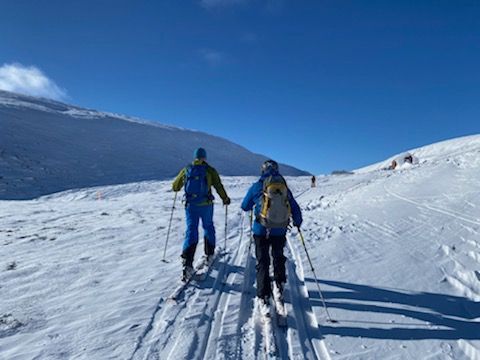 Ski touring in Glenshee. Image c/o Graeme Wallace